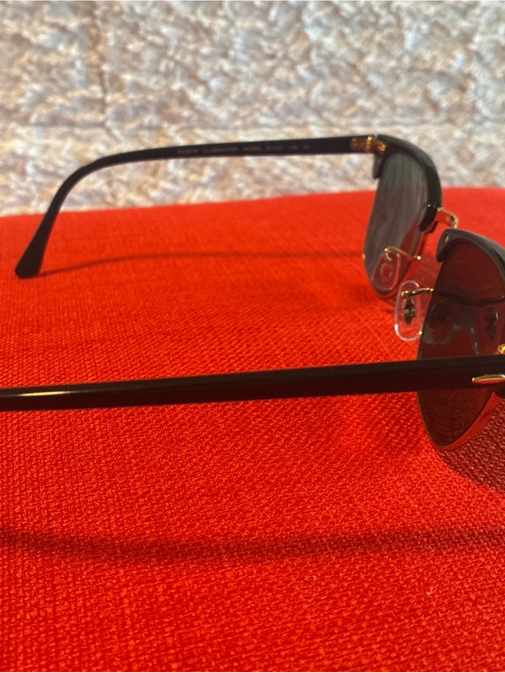 Authentic Ray-Ban Classic Clubmaster RB3016 3016 Black G15 Lens 51/21 W Case